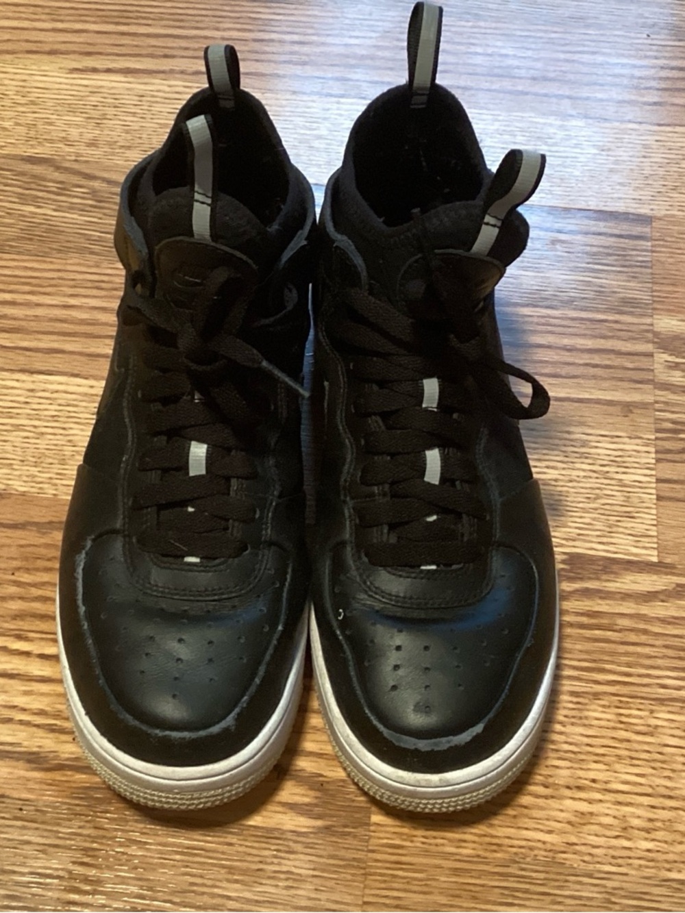 Nike Black Women’s High-Top Air Force Sneakers